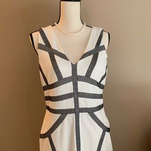 BCBG MAXAZRIA Printed Fitted Dress